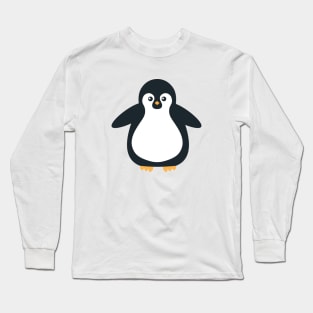 Penguin - Cute Penguin Long Sleeve T-Shirt